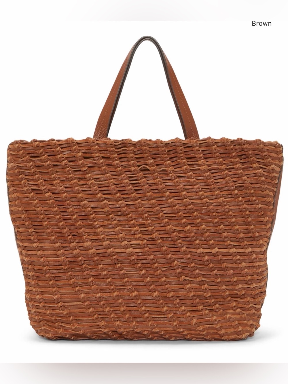 NWT New Lucky Brand Dawn Woven Tote RARE bag - Picture 1 of 8